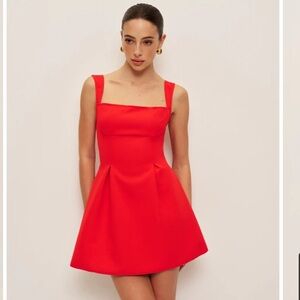 Commense Red Mini Dress